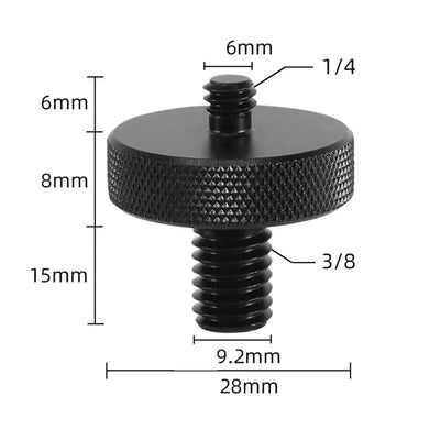 1/4 3/8 To 5/8 Female Male Threaded Screw Mount Adapter For Tripod Camera Studio Threaded Screw Mount Adapter