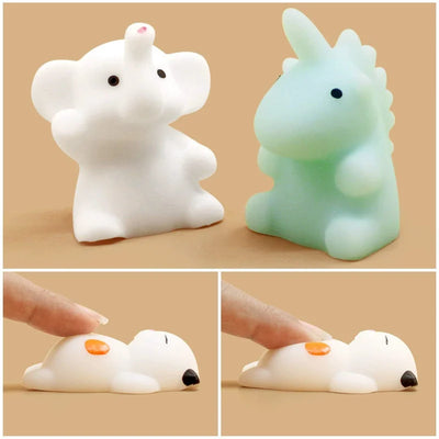 50-5PCS Mochi Squishies Kawaii Anima Squishy Toys For Kids Antistress Ball Squeeze Party Favors Stress Relief Toys For Birthday