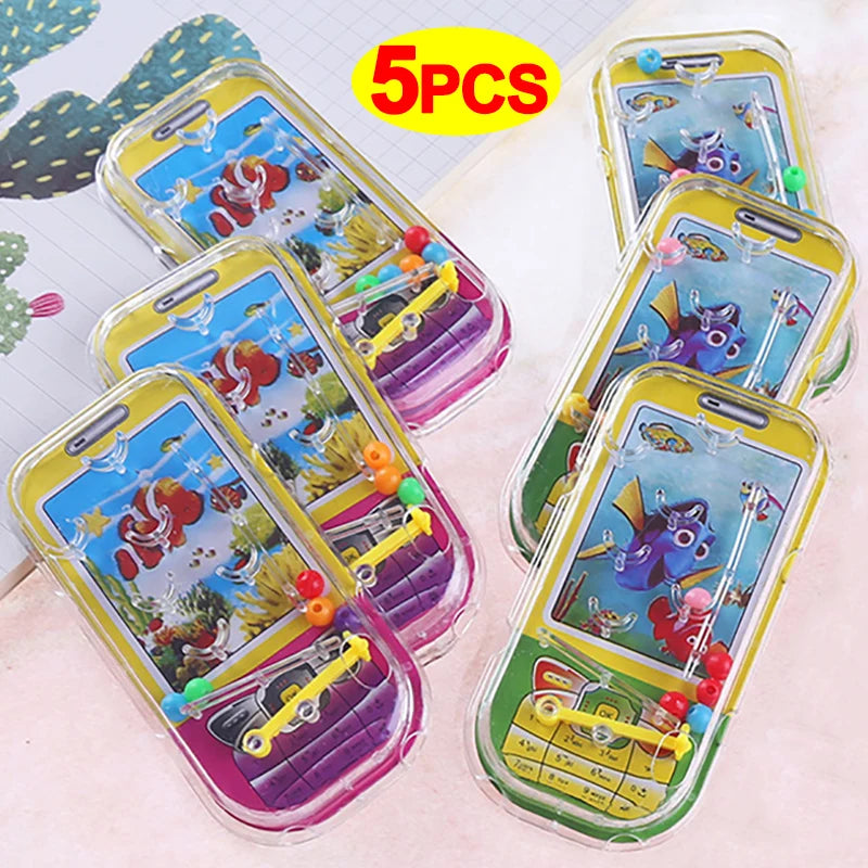 1/3/5pcs Cartoon Fish Pinball Game Board Children&