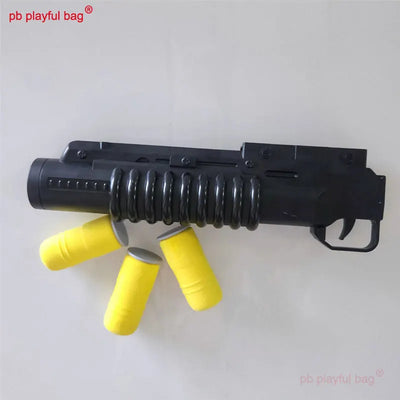 PB Playful Bag Outdoor Sports Soft Bullet m416 Sponge foam ball grenade launcher Toy accessories QG376