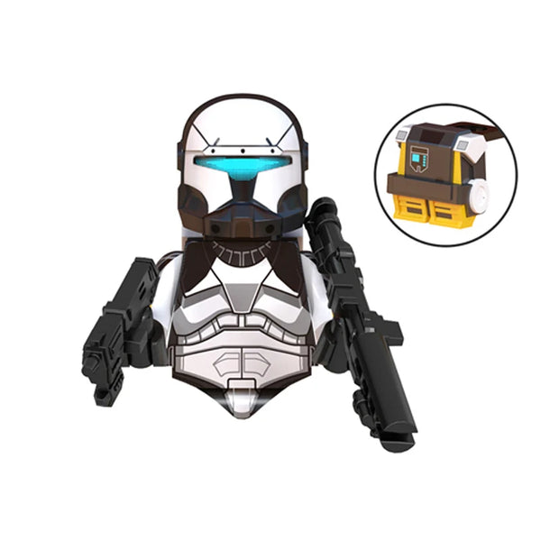 G0117 Hunter Wrecker Building Blocks Clone Trooper Cody Mini Figurine Wilco Trooper Bricks Thorn Figure Kids Toys