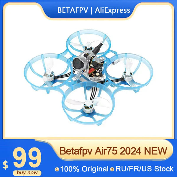 BETAFPV Air75 Brushless Whoop Quadcopter 2024 NEW  RC Racing Drones Traverser Drone FPV Racing Lightweight 1S Brushless Inferior