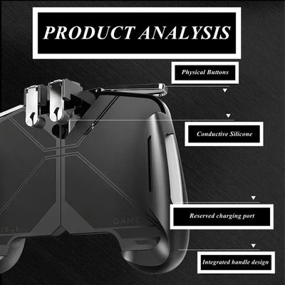 MEMO Mobile Phone Stretchable Gamepad Joystick Controller AK16 for PUBG Game Shooting Handle for IOS Android Gaming Accessories