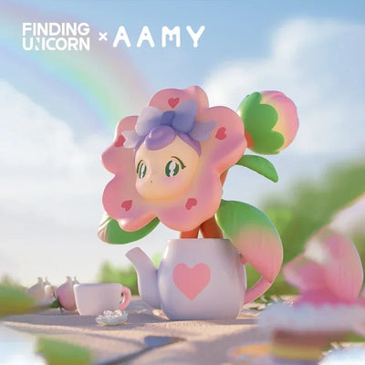 Finding Unicorn AAMY Picnic With Butterfly Series   Kawaii Model Designer Doll Blind Box Mystery Box Toy Cute Action Anime Figur