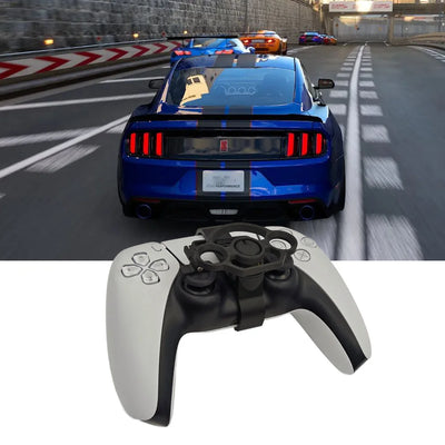 Mini 3D printing Steering Wheel for PS5 and PS5 slim Game Controller Auxiliary Replacement Accessories