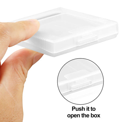 10pcs Clear Plastic Game Card Cartridge Storage Display Case Box Protector Holder Dust Cover Shell for Nintendo GameBoy GBC GBP