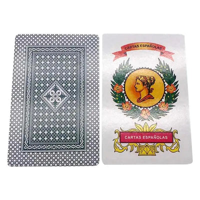 Spanish Poker Cards Deck Large Paper Spanish Poker Playing Card Waterproof Clear Printed Bright Colors Board Card Game For Party