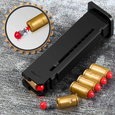 Black G18 Toy Gun. Air Gun Pistol CS Shooting Weapon Toy Gun Automatic Shell Throwing Soft Bullet Toy Gun (continuous Firing)