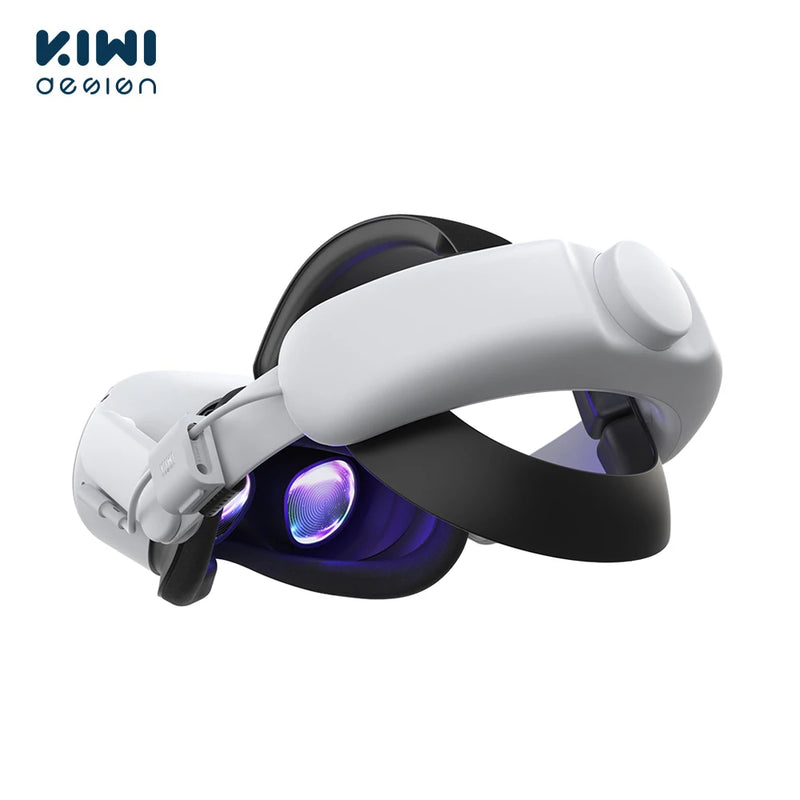 KIWI design 6400mAh Battery Head Strap for Oculus Quest 2 Power Lasting Comfort Head Strap VR Accessories