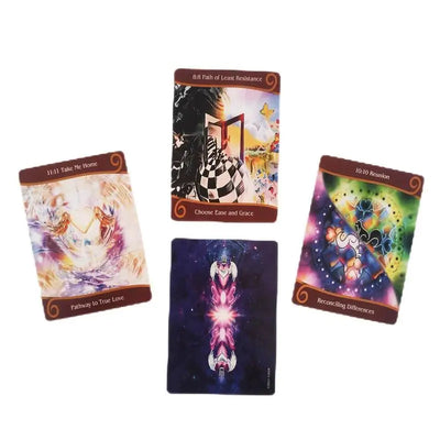 Twin Flame Ascension Oracle Deck 55pcs Fortune Telling Card Game Fate Divination Tarot Cards Family Party Table Board Game