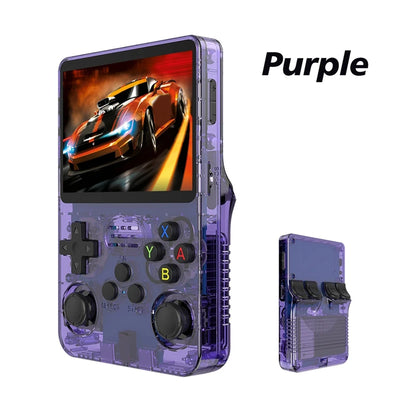 R36S Retro Handheld Video Game Console Linux System 3.5 Inch IPS Screen Portable Pocket Video Player 128GB Games