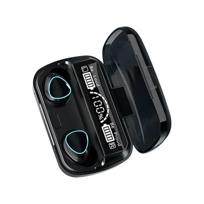 M10 Wireless Bluetooth Earphones Headphones Outdoor Sports Headset With Charging Bin Display Touch Control Earbuds for Muisc