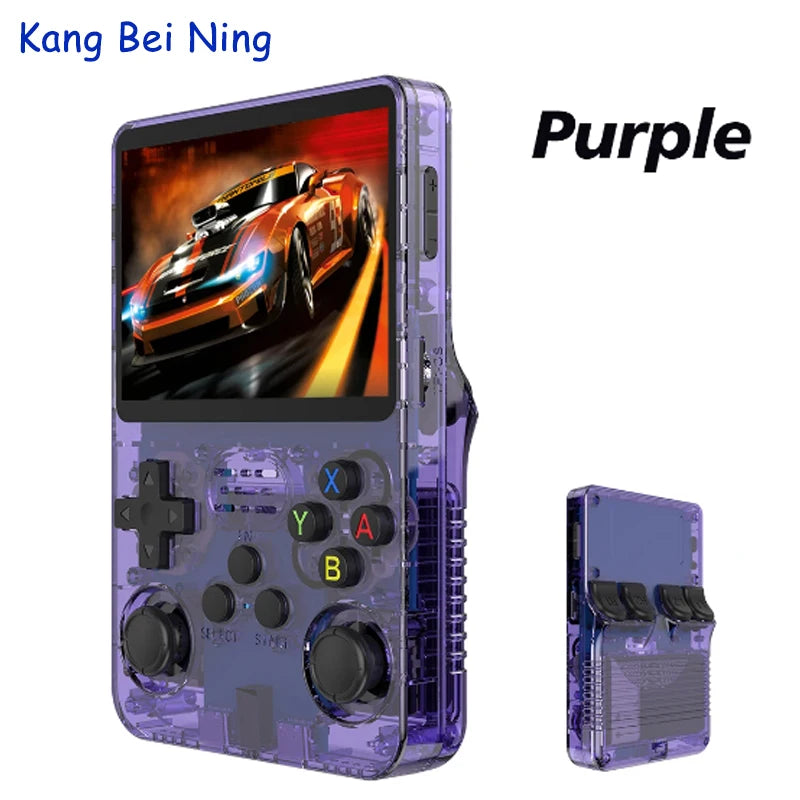 R36S Retro Handheld Video Game Console Linux System 3.5 Inch IPS Screen R35s Pro Portable Pocket Video Player 64GB Games