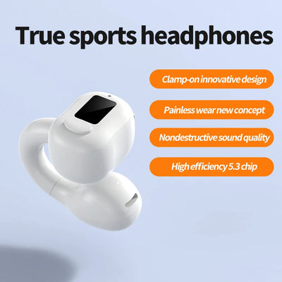 M10 Wireless Bluetooth Earphones Ear Clip Headphones Sports Noise Earphones Ultra Long Endurance Bluetooth Earphones for Gift