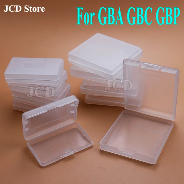 5Pcs Clear Game Cartridge Case For Gameboy Advance GBA GBC GBP Plastic Dustproof Box Cover For Nintend Gameboy Color Pocket