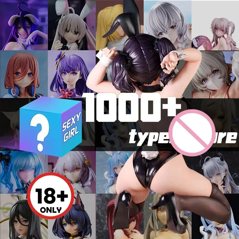 Anime Character Luck Explosion Mysterious Box Character Blind Box PVC Aciton Sexy Girl Character Anime Homestay Gift