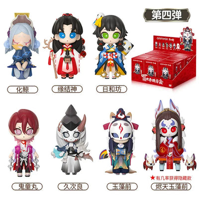 Original Onmyoji Anime Figurines Blind Box Toys Kawaii Anime Action Figure Caixa Caja Surprise Mystery Box Dolls Girls Gift