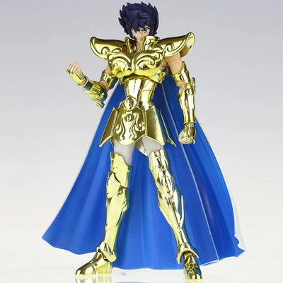 CS Model Saint Seiya Myth Cloth EX Leo/Lion Aiolia 24K With Phoenix Ikki Head 2.0 Gold Knights of the Zodiac Action Figure