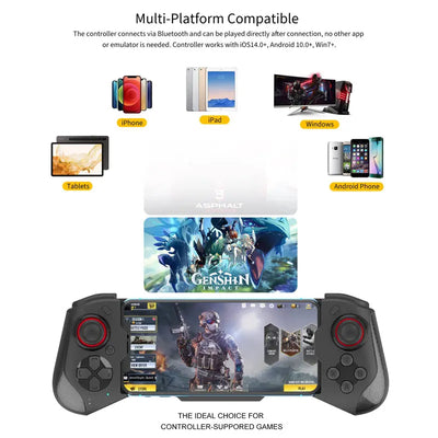 Phone Bluetooth Gamepad Android Mobile PUBG Wireless Joystick PC Control Telescopic Controller Mocute060 Gaming Controle D3