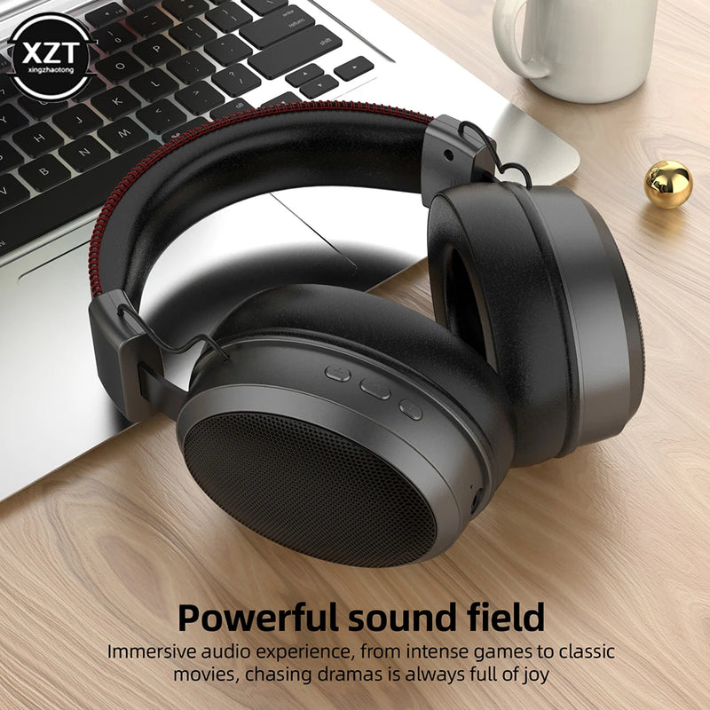 M10 Wireless Headphones Bluetooth-Compatible Headset Long Standby Battery Life Surround Sound Wireless/Wired Switch Earphones