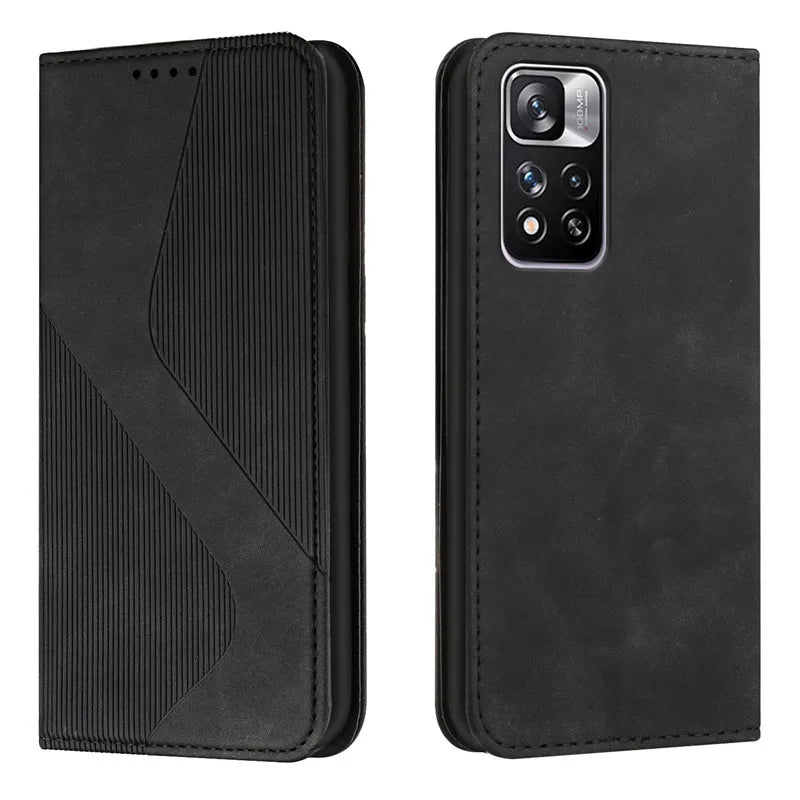 Magnetic Leather Book Case For Redmi A1 A1+ Plus Phone Cover On For Xiaomi RedmiA1 Aone Note 11 Pro 11s Flip Stand Wallet Bags