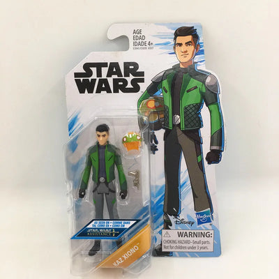 Hasbro Anime Star Wars Kazuda Xiono Synara San Commander Pyreuda Poe Dameron Children's Day Gifts Action Figure Model Toys