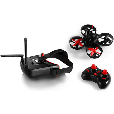 Micro FPV RC Racing Quadcopter Toys 5.8G S2 800TVL 40CH Camera / 3Inch LS-VR009 FPV Goggles VR Headset RC Aircraft Drone Model