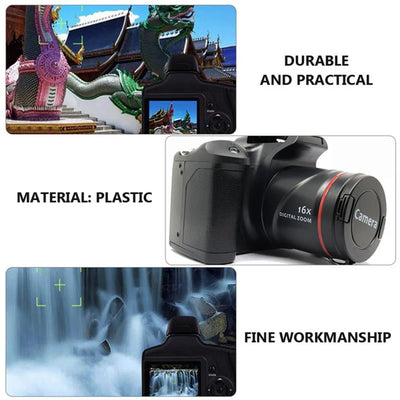 New Digital Video Camera Full HD 1080P Camera Digital Point Shoot Camera With 16X Zoom Anti Shake Professional Camera