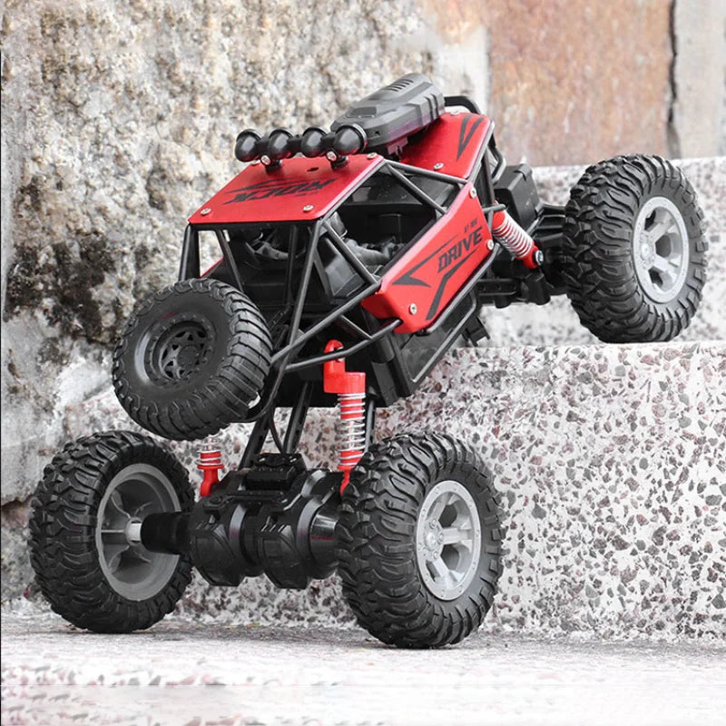 Hot 1: 18 Six Wheel Drive RC CAR Cross-country Climbing Spray Racing Car Remote Control Electric Car Fall Resistant Boy Toy Gift