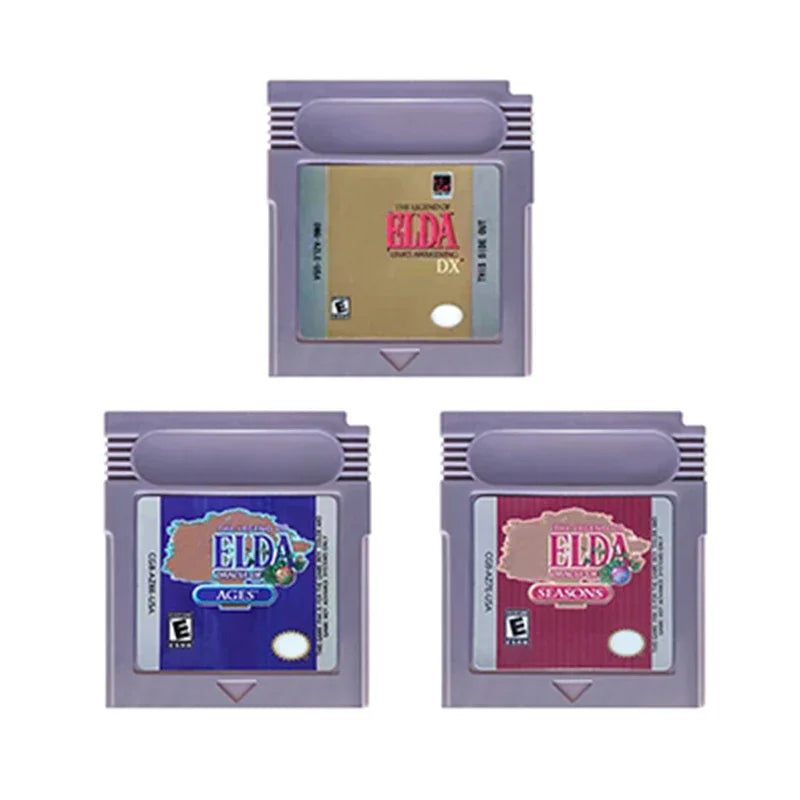 GBC Game Cartridge 16 Bit Video Game Console Card Zeld Series Links Awakening Oracle of Seasons Ages For GBC/GBA/SP