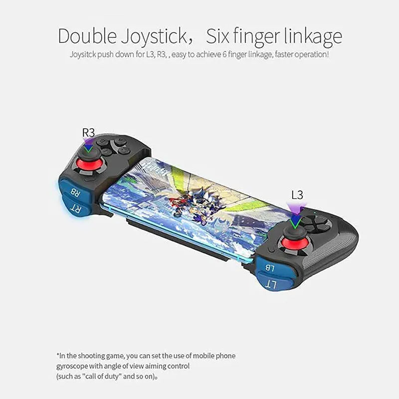 Phone Bluetooth Gamepad Android Mobile PUBG Wireless Joystick PC Control Telescopic Controller Mocute060 Gaming Controle D3