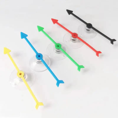 Craft Toys Game Spinner Plastic Arrow Spinners Suction Cup Board Arrow 5 Colors Toys for Party School Home Usingboard Spinner