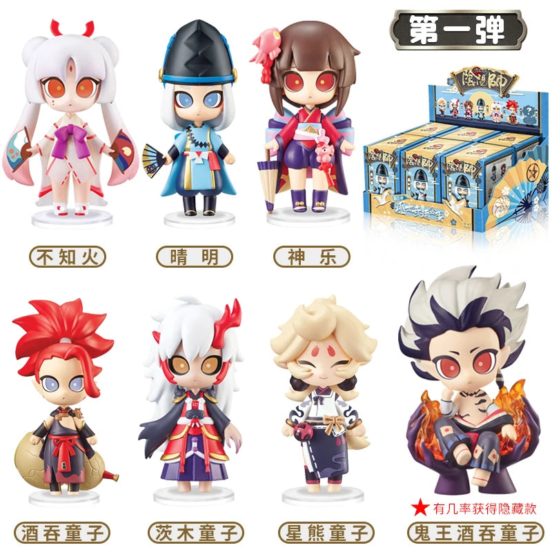 Original Onmyoji Anime Figurines Blind Box Toys Kawaii Anime Action Figure Caixa Caja Surprise Mystery Box Dolls Girls Gift