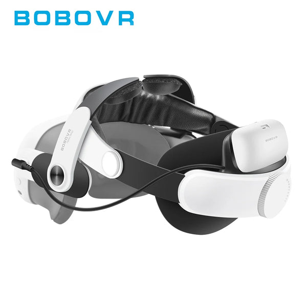 BOBOVR M3 Max Battery Pack Head Strap Compatible with Meta Quest 3 B100 New Battery System 10000mAh Capacity for VR Accessories