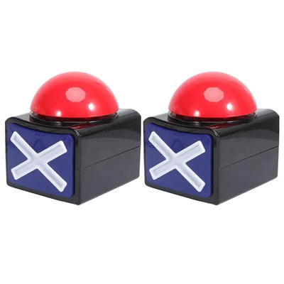 2Pcs Halloween Squeeze Sound Box Game Answer Buzzer Electronic Sounding Toy Show Sound Button Party Sounding(Without )