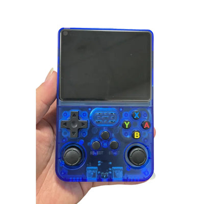 R36S Handheld Game Console 3.5-inch Retro Handheld Video Games Consoles 64GB Built-in 15000 Games Blue Color  and Green color