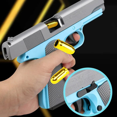 Mini Model Gravity Straight Jump Toy 3D Printed Gun Non-Firing  Cub Radish Toy Knife Kids Stress Relief Toy Christmas Gift