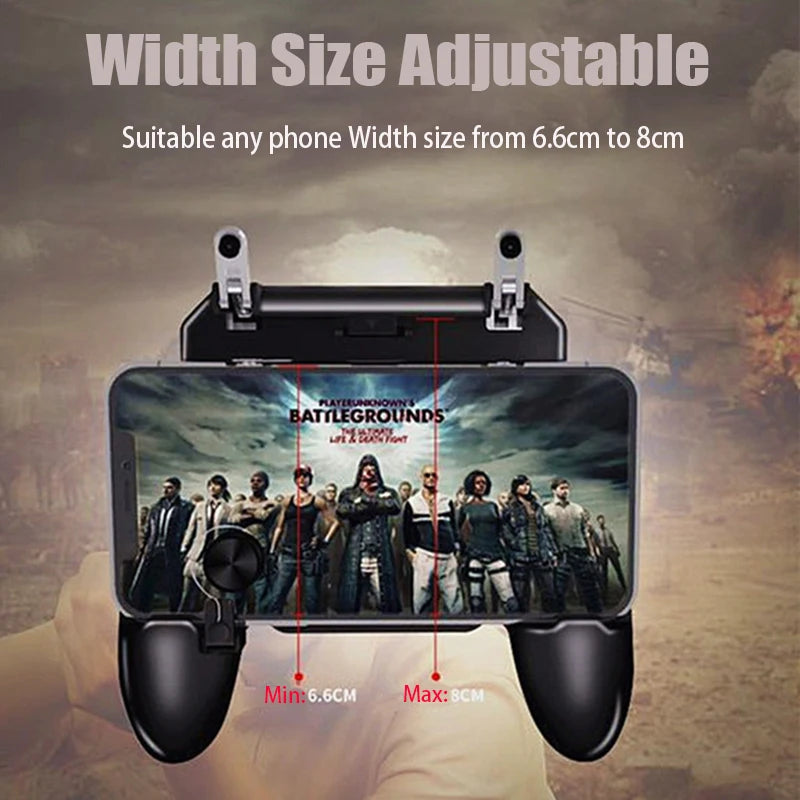 For Pubg Controller For Mobile Phone 3 in 1 L1R1 Game Shooter Trigger Fire Button For IPhone Android SmartPhone Gamepad Joystick