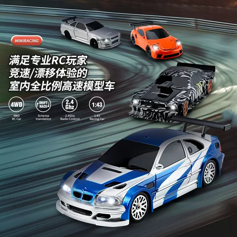 JIABAILE 1/43 Drift Remote Control Car Rc Mini Remote Control Four-Wheel Drift Car Toy Remote Control Model