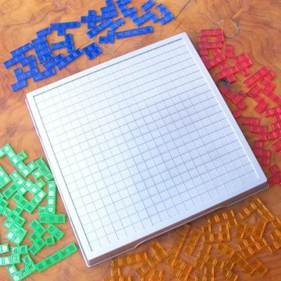 Strategy Game Blokus Desktop Educational Squares Toys Board Cube Puzzle Easy To Play For Children Kids Series Indoor Party Gift