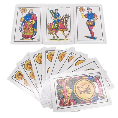 Spanish Playing Cards Fun Spanish Poker Game Card Paper Material 50 Cards Deck Family Party Board Game Magic Card For Party Play