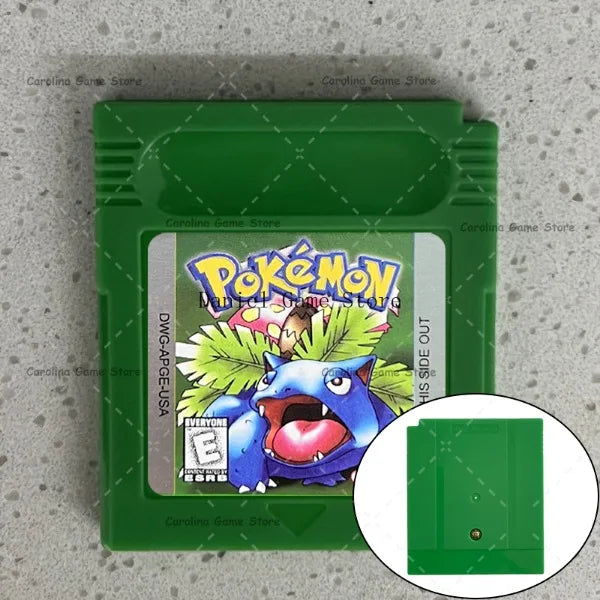 Pokemon Blue/Crystal/Green/Gold/Red/Silver/Yellow GBC Game Cartridge 16 Bit Video Game Console Card High Quality Hex Screw