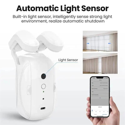 Tuya Curtain Robot Detachable Track WIFI BLE Tuya Smart Electric Curtain Robot Curtain Motor APP Voice Control Alexa Google Home