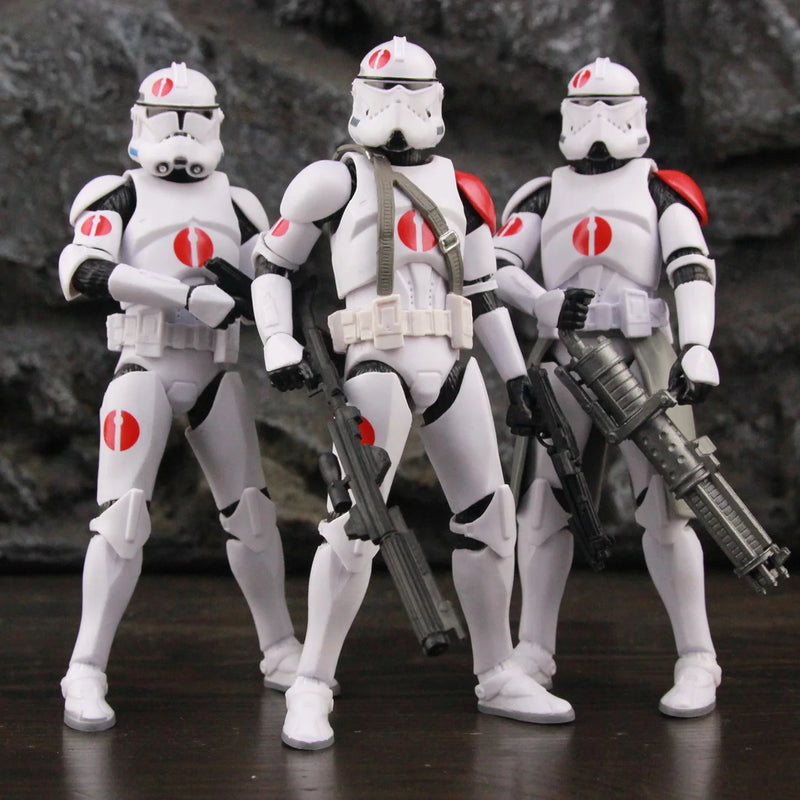 New Body - Star Wars 91st Mobile Reconnaissance Corps Commander Neyo Lieutenant Jester Recon Trooper 6" Action Figure Clone Toys