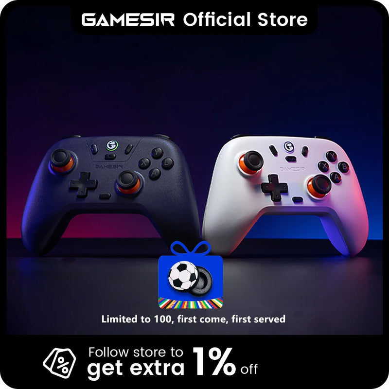 GameSir T4 Nova Lite Switch Controller Hall Effect Gamepad for Nintendo Switch iPhone Android Mobile Phone Windows PC Steam