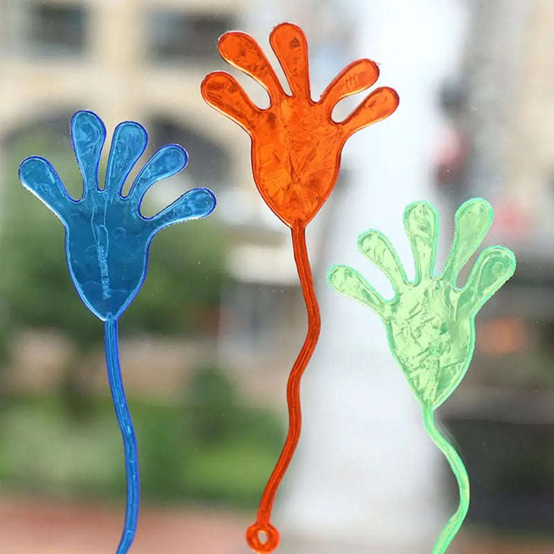 Sticky Hands Toy High Elasticity Wall Climbing Toy Stress Relief Stretchy Sticky Toy Tricky Hands Toy Decompression Toy