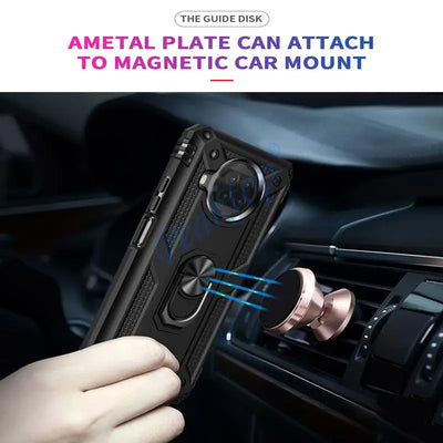 Armor Case For Xiaomi Mi 10T Lite 5G Magnetic Ring Holder Stand Cover For Mi Note 10 10T Pro Xiaomi 10 T Pro Mi10 Phone Cases