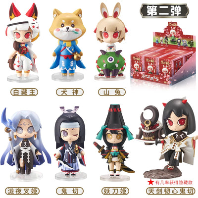 Original Onmyoji Anime Figurines Blind Box Toys Kawaii Anime Action Figure Caixa Caja Surprise Mystery Box Dolls Girls Gift