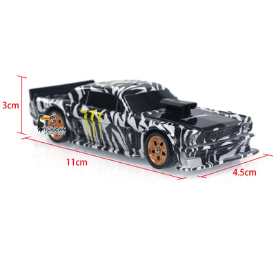 1/43 2.4g Radio Control Drift Car 4WD RC Mini Race Car Toys High-Speed Motor Vehicle Model for Boys Gifts TH23884