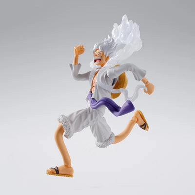 Original Bandai Anime Action Figure One Piece SHFiguarts Monkey D. Luffy Gear 5 Finished Model Kit Toy Gift for Children Kids